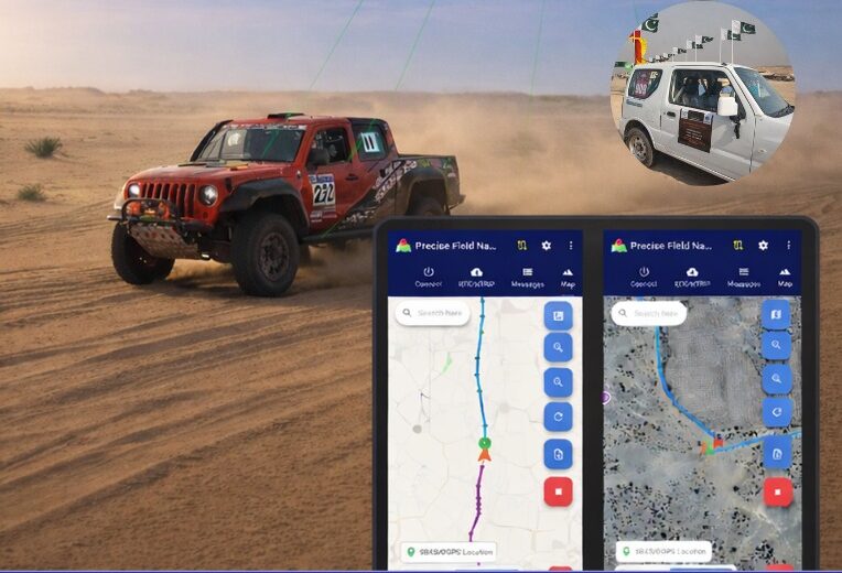 Pakistan demonstrates advanced Pak-SBAS navigation system in desert rally