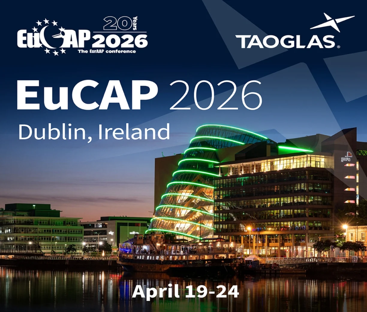 Taoglas to showcase antenna innovation and host GNSS masterclass at EuCAP 2026