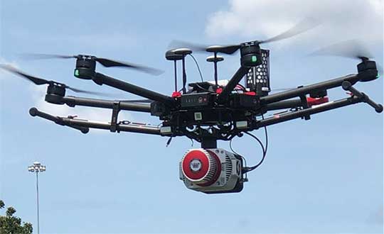 Lidar USA now offers drone rescue parachute option